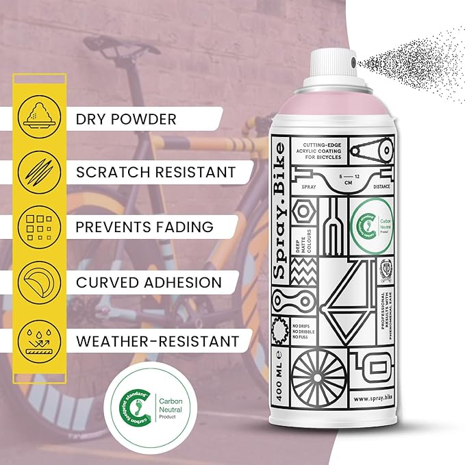 Spray.Bike Spray Paint - Superbe | Designed Mainly for Bicycles | Multi-Use Acrylic Spray Paint for Metal, Plastic | High Coverage Bike Paint, 400ml
