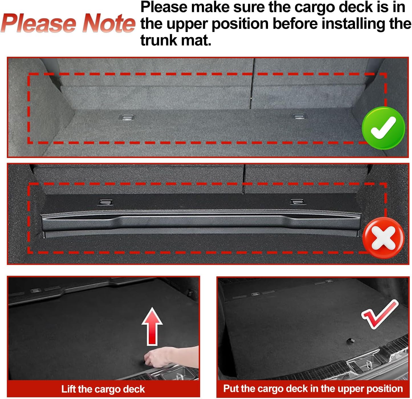 Floor Mats & Cargo Liner Fit for Honda CRV 2023-2025 2026 All Models (Include Hybrid) - Custom Fit All Weather Floor Liners & Trunk Mat (Upper Deck) 2025 CR-V Accessories Full Set Car Mats