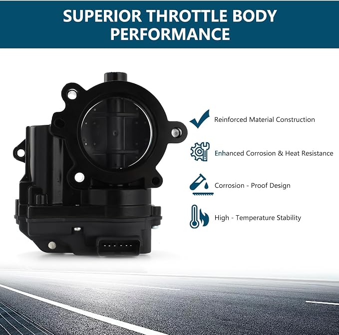 Electronic Throttle Body Assembly for Mini Cooper 2008-2015 Cooper Countryman Paceman 1.6L L4 Only fit for Turbocharged Engine – OEM Replacement Part # S20080 6E-5010 13548675278