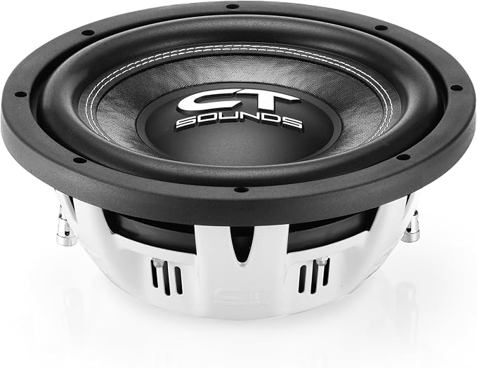 CT Sounds Hydro 10” Dual 4-Ohm 1000-Watt Shallow Mount Car Subwoofer