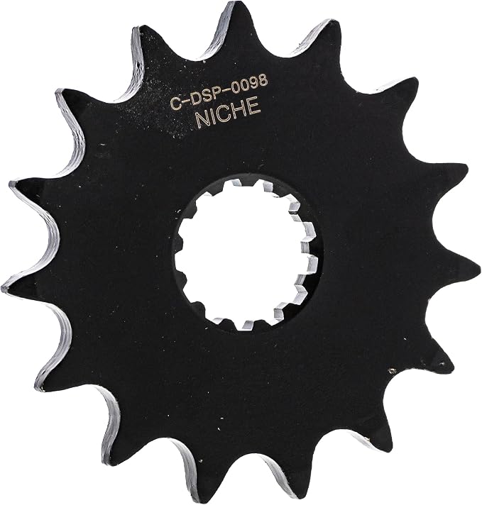 NICHE Drive Sprocket Chain Combo for Kawasaki Ninja 650 Versys Front 15 Rear 46 Tooth 520 Standard 114 Links