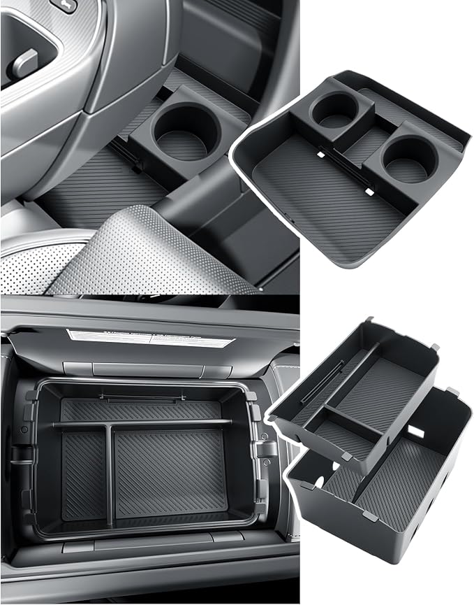 BIBIBO 3Packs for 2026 Hyundai Palisade Center Console Organizer 2026 Hyundai Palisade Calligraphy Console Armrest Tray & Lower Center Console Organizer 2026 Palisade Calligraphy Console Insert Tray