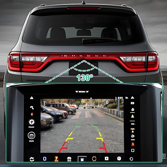 68367610AB Backup Rear Camera Replacement for Dodge Durango 2016-2020, OE Camera Replaces 68274730AB, 68319923AB, CH1960107, PAC304, 16605044, 68206872AI,ADA05260 by GreenYi