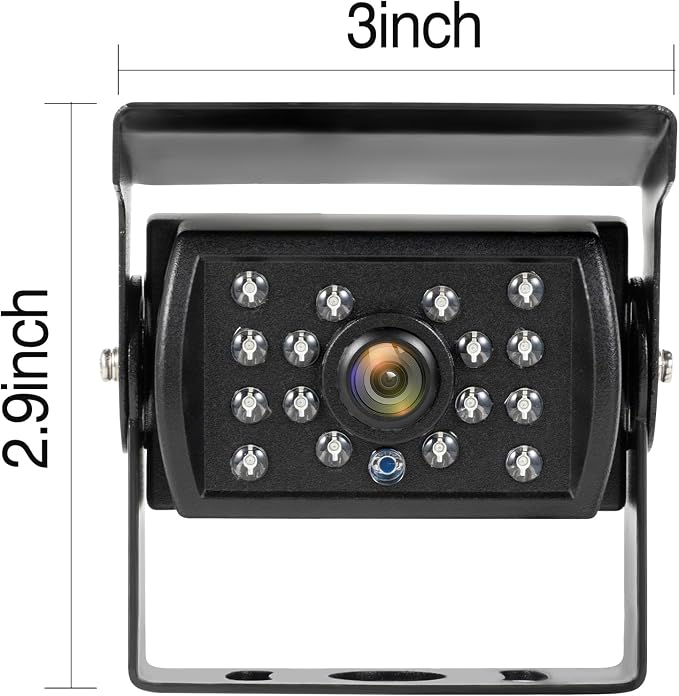 WOOCRTY Single Wireless Rear View Camera, Compatible with Model WZ5 Wireless Backup Camera System. Please Consult Seller Before Purchase if not Sure The Model You Purchased. (Model:WZ5R)