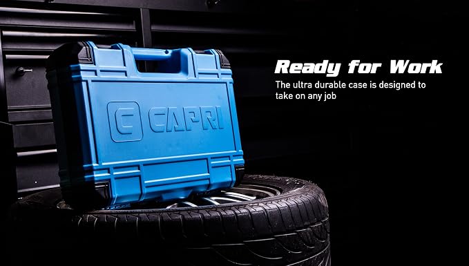 Capri Tools 3/4-Inch Drive Deep Impact Socket Set, SAE, CrMo, 8-Piece
