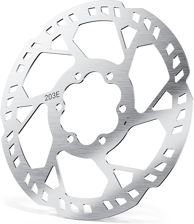 Heavy-Duty 203 mm Thickened Stainless Steel Rear Brake Disc Rotor for for Talaria Road Legal (TL45) Talaria Sting Offroad （TL3000）