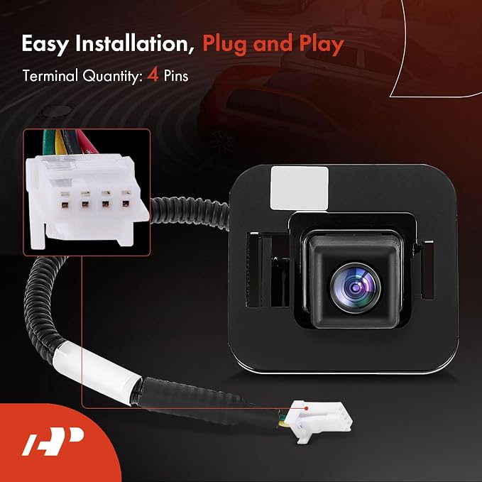 A-Premium Rear View Backup Camera Compatible with Nissan | Parking Camera for 2007-2012 Altima Sedan - Replace# 28442JA000