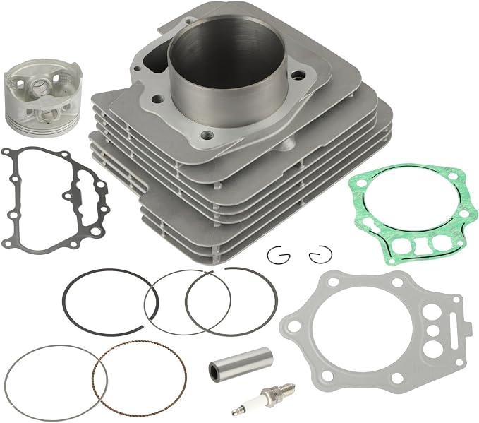 ECCPP Cylinder Piston Ring Gasket 2005-2011 for Honda for TRX500 Compatible fit for Cylinder Piston Gasket Top End Kit 12100-HP0-A00