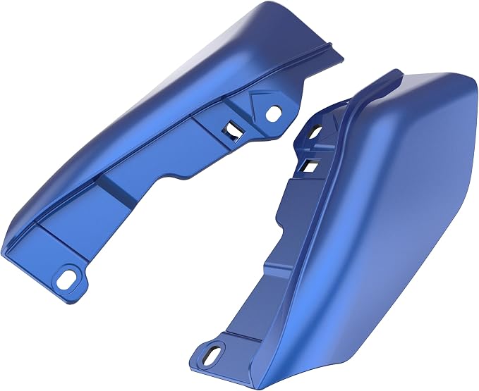 Color - Matched Mid Frame Air Deflectors Heat Shield, Perfectly Fit for Harley Touring Models 2009-2026 Superior Blue