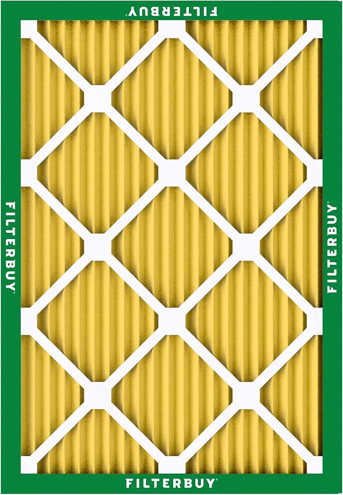 Filterbuy 18x21x1 Air Filter MERV 11 Superior Pet & Allergy Defense (5-Pack), Electrostatic Pleated HVAC AC Furnace Filters Replacement (Actual Size: 18.00 x 21.00 x 0.75)