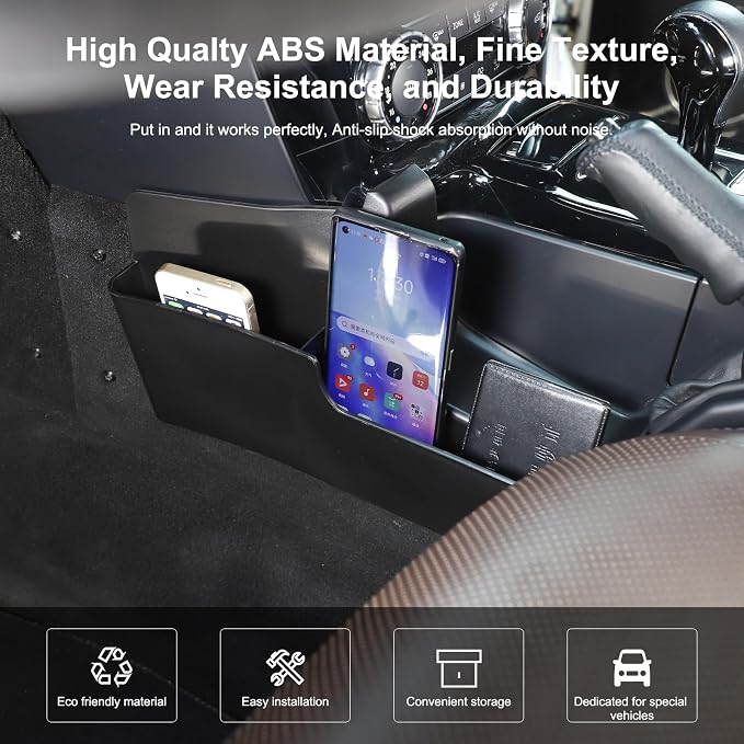 TOYCIDFG Gear Shift Console Hanging Storage Box Side Organizer Tray Compatible with Mercedes Benz G Class 2013-2018 W463 G350 G400 G500 G55 G63 G65 Car Accessories (Benz G-Class 2012-2018)