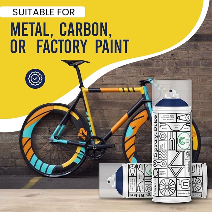 Spray.Bike Spray Paint | Designed Mainly for Bicycles | Multi-Use Acrylic Spray Paint for Metal, Plastic | High Coverage Bike Paint, 400ml, Humber
