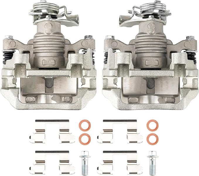 KAX Disc Brake Caliper Assembly Fit for Malibu 2004-2012, G6 2005-2010, HHR 2008-2010, Aura 2007-2009, G5 2007-2009, Cobalt 2005-2008, Ion 2004-2007, Rear Left and Right Side