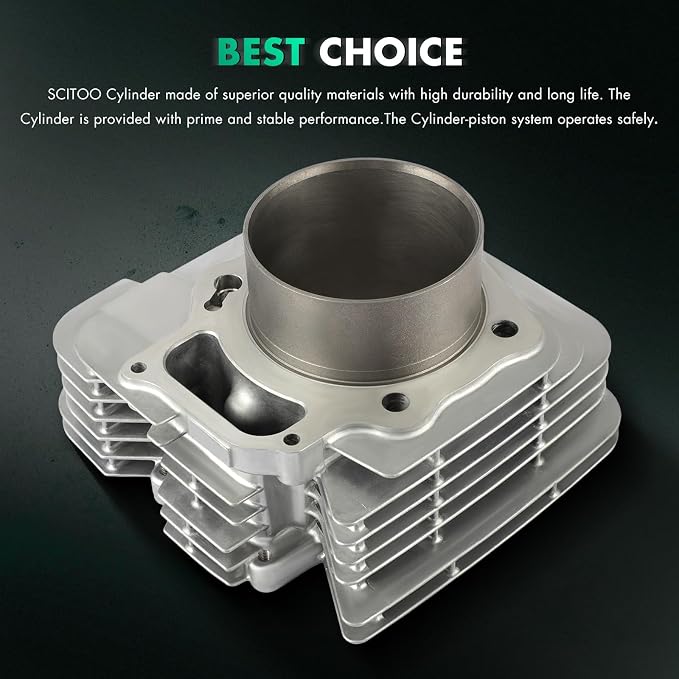 SCITOO Cylinder Piston Gasket Top End Rebuild Kit for Honda foreman 450 TRX450ES 4x4 ES 1998 1999 2000 2001, for Honda foreman 450 TRX450FM 4x4 S for 2002 2003 2004, 12100-HN0-A00