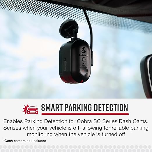 Cobra 2.5A Micro USB Adapter Hardwire Kit - Compatible with All Cobra SC Series Dash Camera Models