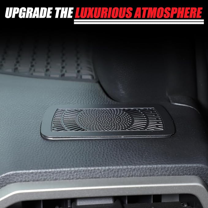 Daeiclru Center Console Dashboard Air Vent Grill Panel Cover Compatible with Toyota Tacoma 2024 2025, Air Outlet Anti-Blocking Trim Dashboard Grille Cover 4th Gen Tacoma Accessories (Side)