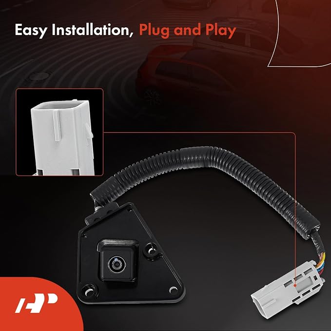 A-Premium Rear View Backup Camera Compatible with Honda | Parking Camera for 2009 2010 H3 - Replace# 25899107