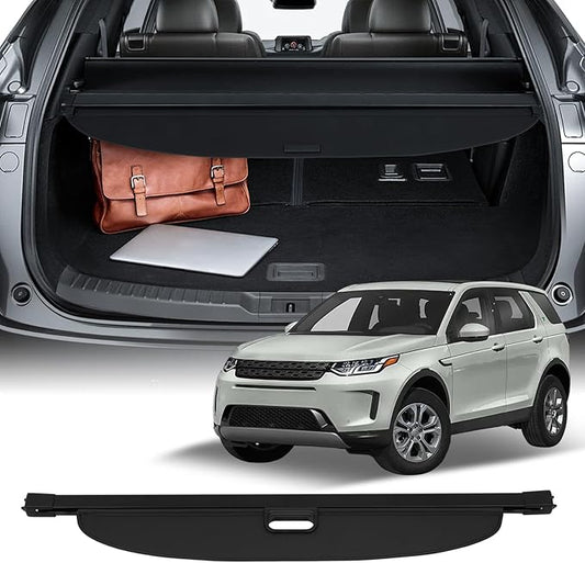 SCITOO Cargo Cover for 2015-2018 Fit for Land Rover for Discovery Sport 2.0L Retractable Rear Trunk Cargo Shade Luggage Security Cover Shielding Waterproof