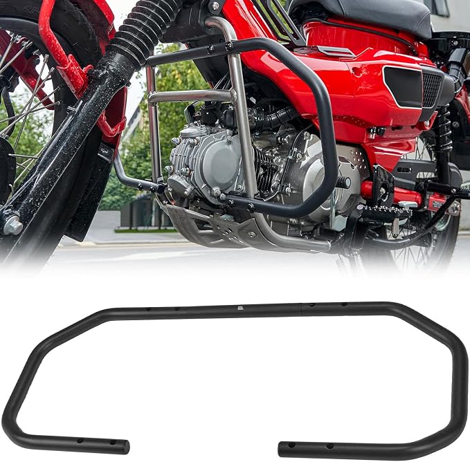 KEMIMOTO Motorcycle Engine Guard Crash Bar Compatible with Trail 125 CT125 Hunter Cub 125 2020 2021 2022 2023 2024 2025 2026 Bumper Protector