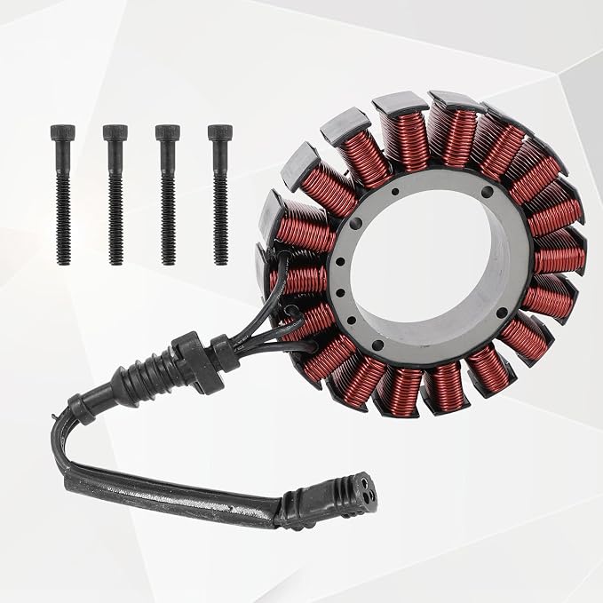 30017-08 Stator Coil Compatible with Harley Davidson Dyna Heritage Softail Fat Boy 2008-2017 30017-08A