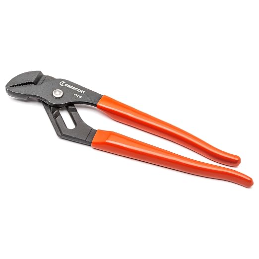 Crescent 3-Plier Bundle - 6" Diagonal Cutting Solid Joint Cushion Grip Plier - 6" Long Chain Nose Solid Joint Side Cutting Pliers - Tongue and Groove, Straight Jaw Pliers - Premium Wire Cutter