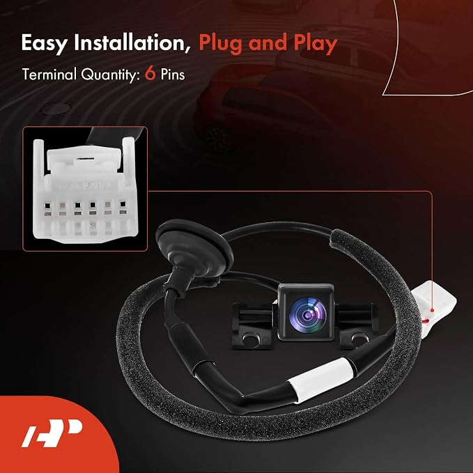A-Premium Rear View Backup Camera Compatible with Hyundai | Parking Camera for 2014 2015 2016 Equus - Replace# 957603N600