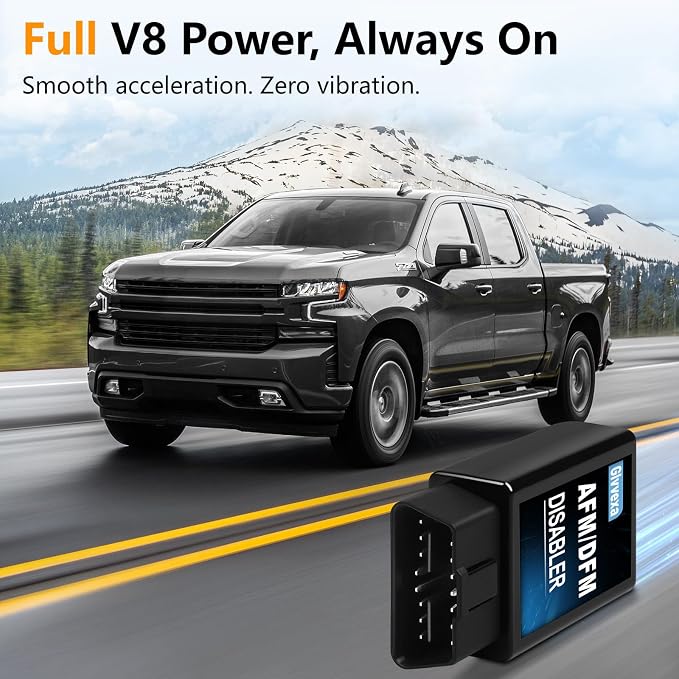 AFM Disabler 5.3 Silverado 1500 2010-2018, AFM/DFM Delete Device for Chevy GMC 4.3L 5.3L 6.0L 6.2L V6 V8, Active Fuel Management Disabler (Fits Sierra Yukon Tahoe Escalade etc) - Plug & Play