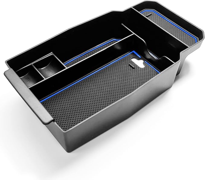 for 2023 2024 2025 2026 Mazda CX50 Middle Console Armrest Storage Box 2023-2026 CX50 Accessories (Blue)