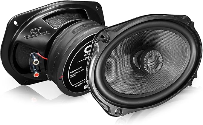 CT Sounds Meso 6x9” 400 Watt 2-Way Premium Coaxial Car Speakers, Pair