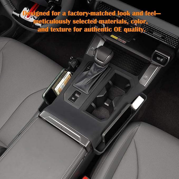 Console Silicone Storage Box Insert Compatible with Toyota 2026 RAV 4 XSE GR Sport Hybrid Limited XLE Woodland 2026 RAV 4 Interior Organizer Accessories