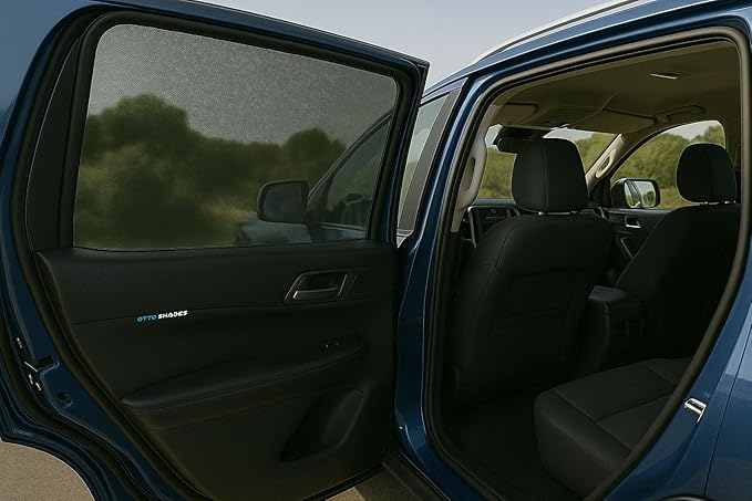 Custom Magnetic Mesh Sunshade for Mazda CX50 2023-2025, Side, Rear & Port Windows Sun Blind for Baby Protection, UV/Heat Reduction,Privacy Shield (2 pcs Quarter Window Shades)