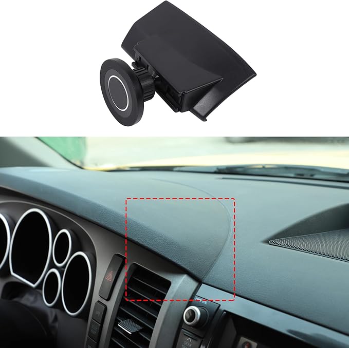 Car Magnetic Suction Phone Holder Compatible with Toyota Tundra/Sequoia 2007-2013 Center Console Air Outlet Vent Upper Panel Mobile Phone Mount Dashboard Hands-Free Cell Phones Bracket Accessories