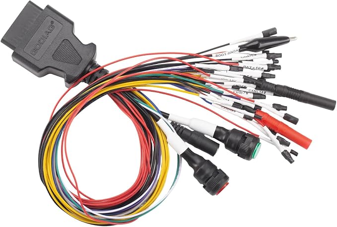 GODIAG OBD2 Breakout Jumper Cable, Diagnostic Extension Wire for Vehicle Module Connection, Tricore Compatible