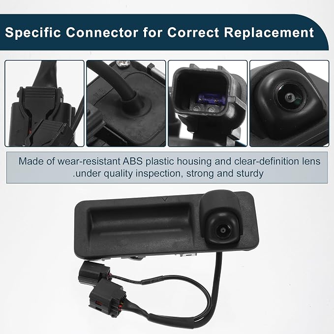 Rear View Camera for Hyundai Elantra 2017-2023 120-180 Degree No.95760F2001 License Plate Park Assist Camera Backup Reverse Camera