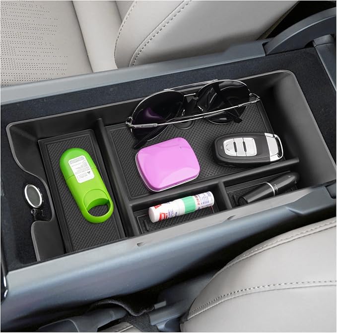 SXCY for 2025 Toyota Camry Center Console Organizer for Toyota Camry 2025 Accessories Console Tray for 2025 Toyota Camry Armrest Console Organizer 2025 Camry XSE Accessories
