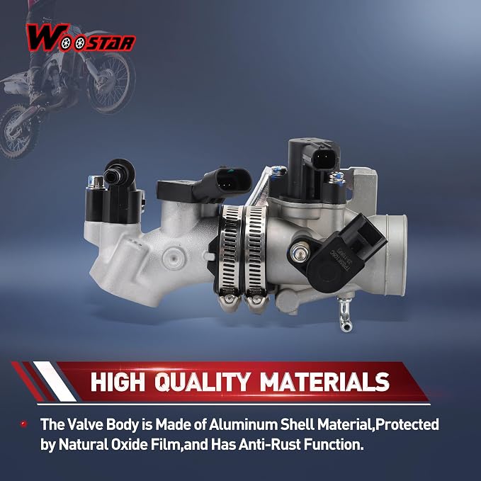 WOOSTAR Motorcycle Fuel Injection Throttle Body Replacement for GY6 Engine 169cc 170cc EFI Jonway GTX 250 EFI 200