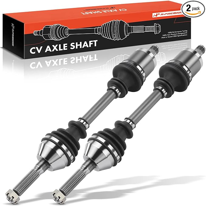 A-Premium Pair (2) Front CV Axle Shaft Assembly Compatible with Polaris Sportsman 400/600 4X4 2005, Sportsman 450 2006, Sportsman 500/700/800/MV7 2005-2006, Driver and Passenger Side, Replace# 1380234