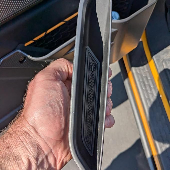 4-Door Handle Storage Compatible with 2026 2025 2024 2023 2022 2021 Ford Bronco Interior Accessories 4 Door Front Rear Grab Handle Pocket Organizer - ABS Plastic (Not for Bronco Sport)