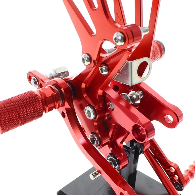 Sunrivery Motorcycle Rearsets Footpegs For GSXR750 GSX-R600 1996-2005,SV650/SV650S SV1000/S 1998-2014,GSXR1000 2000-2004