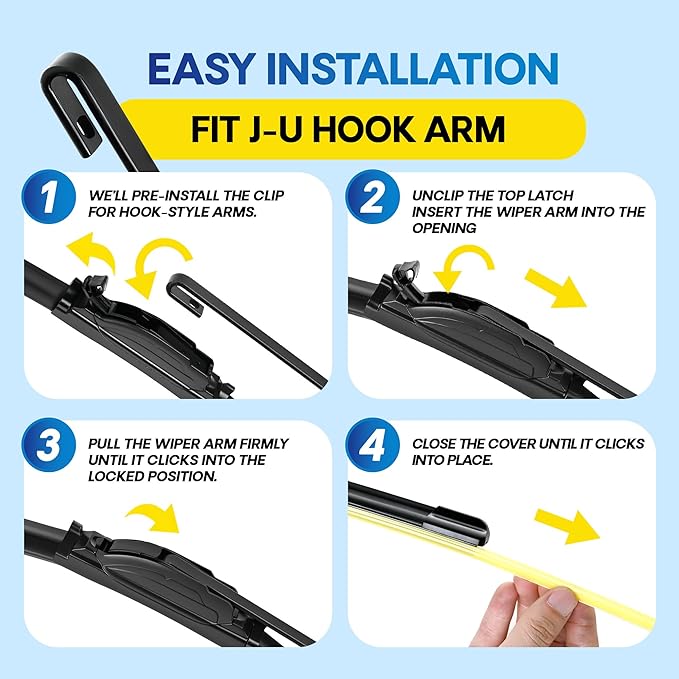 5 PLUS Silicone Windshield Wipers Replacement for 2011-2008 Subaru Impreza Wiper Blades(3 PCS),Water Repellent Automotive Replacement Windshield Wiper Blades for My Car -24"/16"/14"