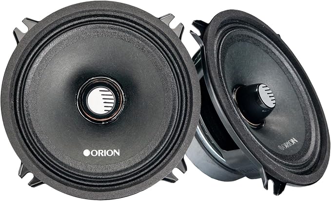ORION Cobalt CM52 High Efficiency 5.25" Mid-Range Bullet Loudspeakers, 500W Max Power, 125W RMS, 2 Ohm, 1.2" Voice Coil - Pro Car Audio Stereo, Midrange Speakers (Pair)