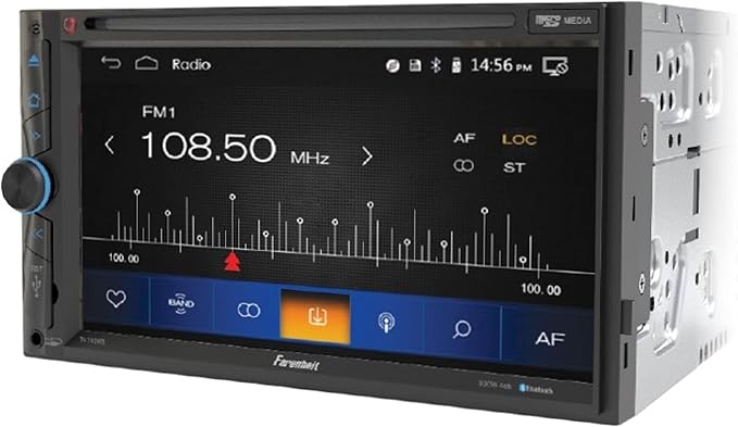Farenheit TI-702HB 7" LCD DDIN in-Dash DVD Player Bluetooth Android Phonelink Remote