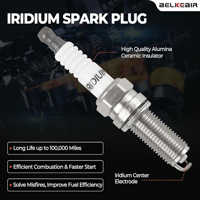 Set of 6 Ignition Coil Packs & Iridium Spark Plugs Compatible with Dodge Challenger Durango Journey Grand Caravan, Chrysler 200 300, Jeep Grand Cherokee Wrangler, RAM 1500 3.6L V6 Replace UF648 97390