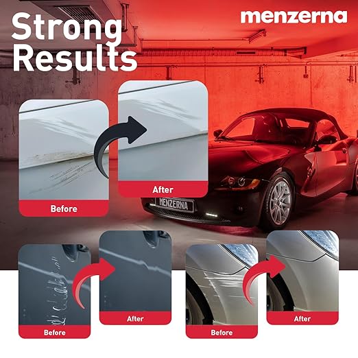 menzerna Polishing Set 8oz – HCC1000, MCC2500 & 3800 | 3-Step System for Scratch Removal, Swirl Elimination & Mirror-Like Finish