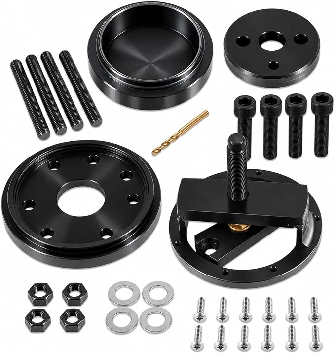 Front+Rear Crankshaft Seal Main Crankshaft Seal & Wear Sleeve Installer Tool Kit,Compatible with Cummins 3.9L 5.9L 6.7L 1989-2016 Replace 1338 3824498 5046 3824500 3164660 ST-224C 3824078 5395259