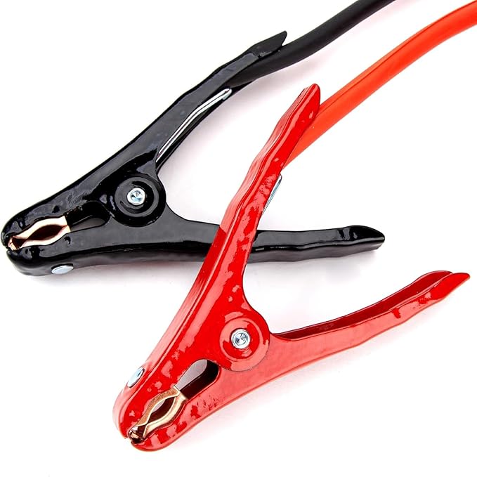 Justin Case Super Heavy-Duty Jumper Cables for Car, Includes 4 Gauge Wire Conductor 20' Car Jumper Cables & 365 Days of Roadside Assistance