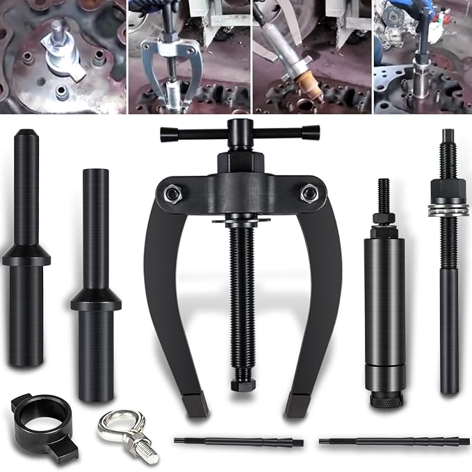 Injector Sleeve Cup Nozzle Tube Remover and Installer Tool Kit Compatible with Volvo D11 D13 D16 FM12, Mack Truck MP7 MP8 MP10 Engines, Replce OEM 9986174 88800387 88800196