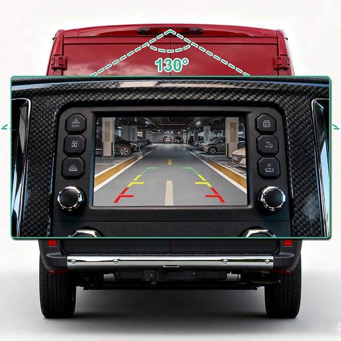 68284643AC Rear View Backup Camera Replacement for Ram Promaster 1500 2500 3500 2016-2023 by GreenYi