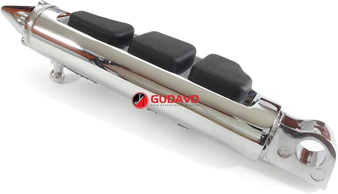 Motorcycle Aluminum Front Or Rear Foot Pegs Footboards Chrome Foot Pedal Footrests For Harley Davidson Street 750 XG750 Street 500 XG500 modele Touring 1988-2019 (Style: 14)