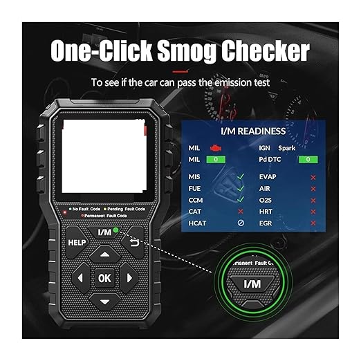 Automobile Fault Detector, 529 OBD2 Scanner Code Reader CR529 Automotive Diagnostic Tool OBDII Code Reader Fault Code Read OBD2 Scan DIY